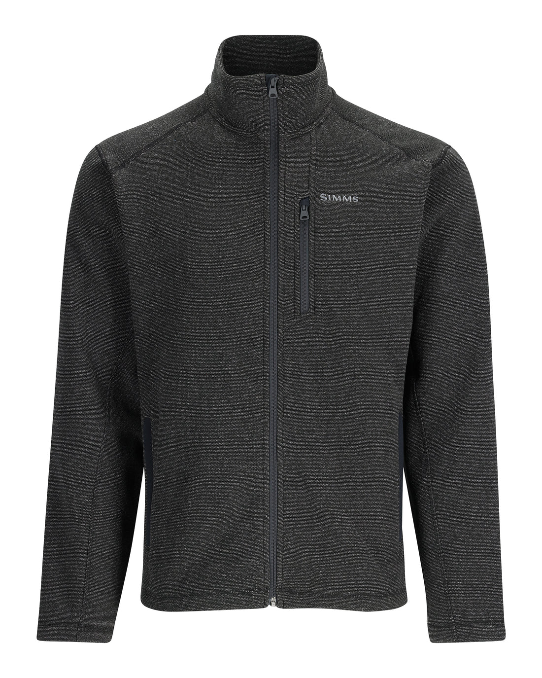 M’S RIVERSHED-FULL ZIP BLACK HEATHER