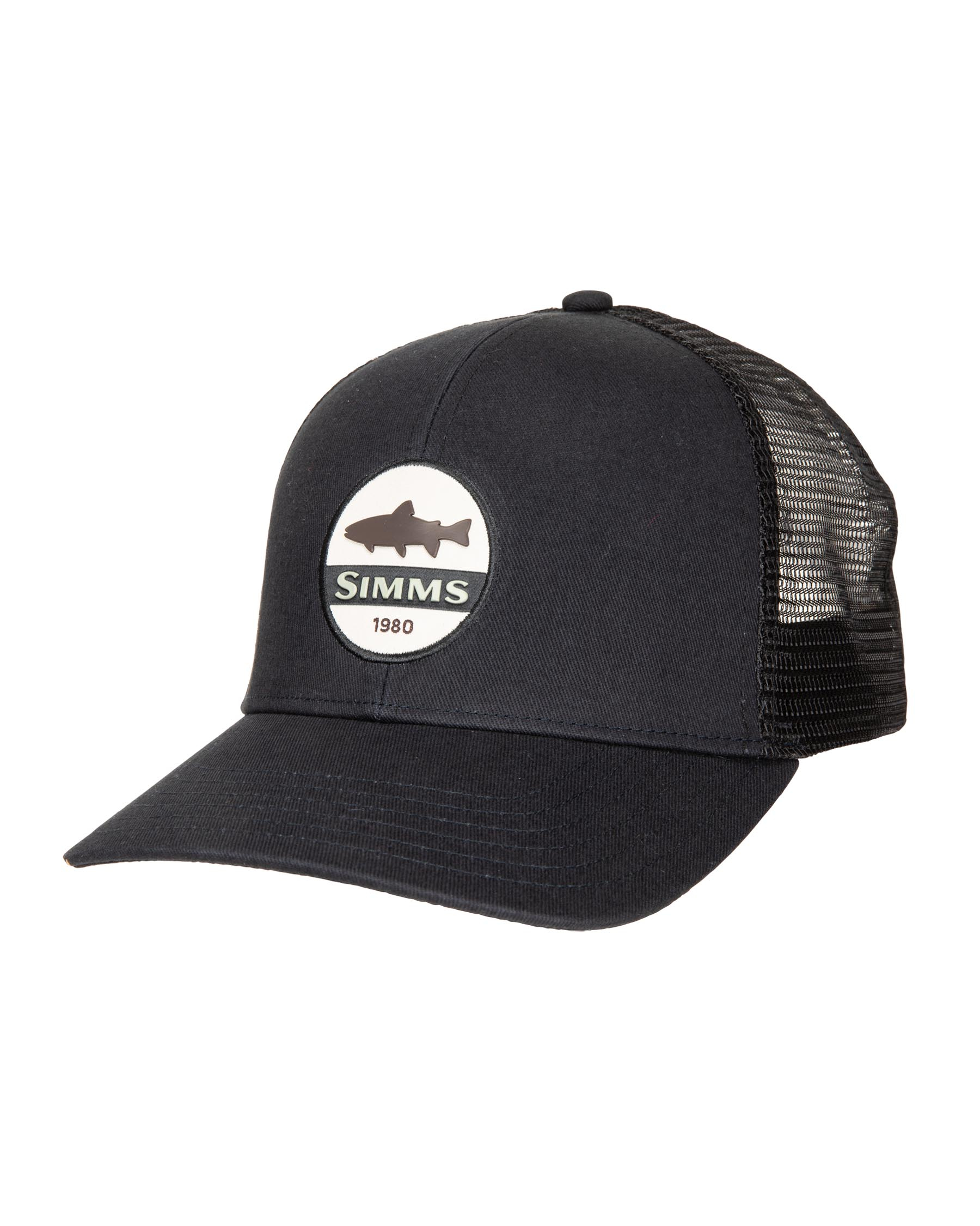 TROUT PATCH TRUCKER BLACK