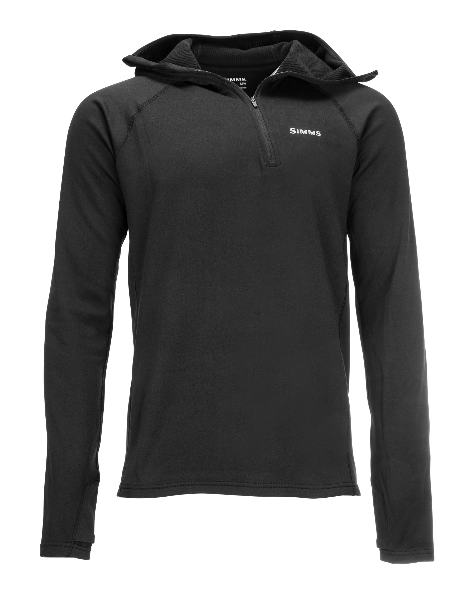 M’S HEAVYWEIGHT BASELAYER HOODY BLACK