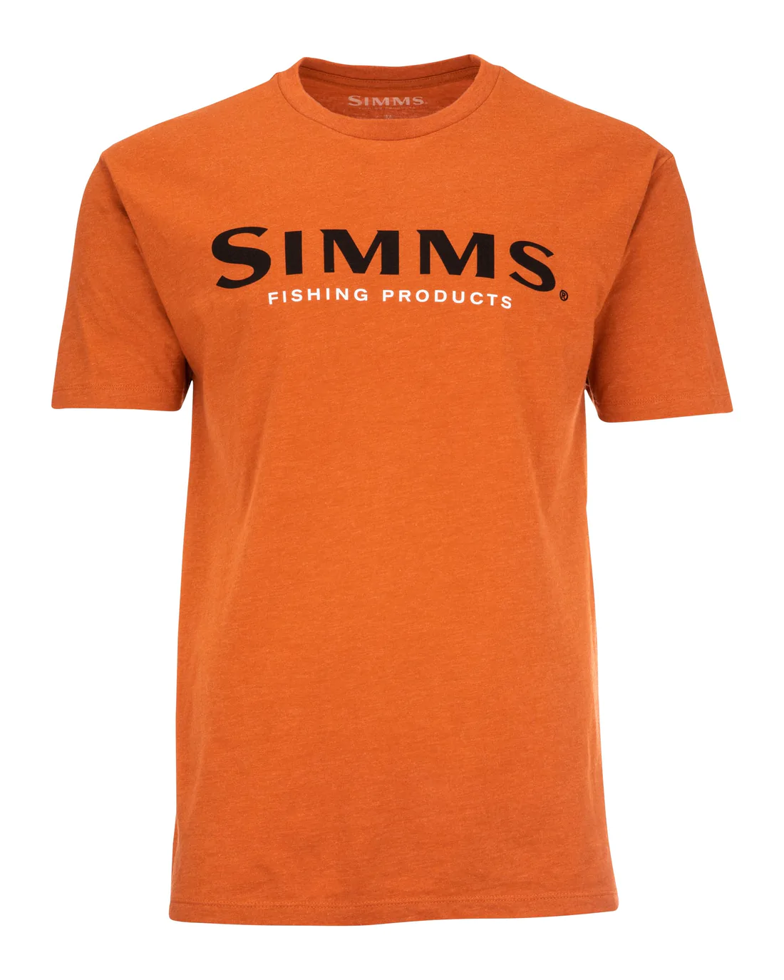 SIMMS LOGO  T-SHIRT ORANGE