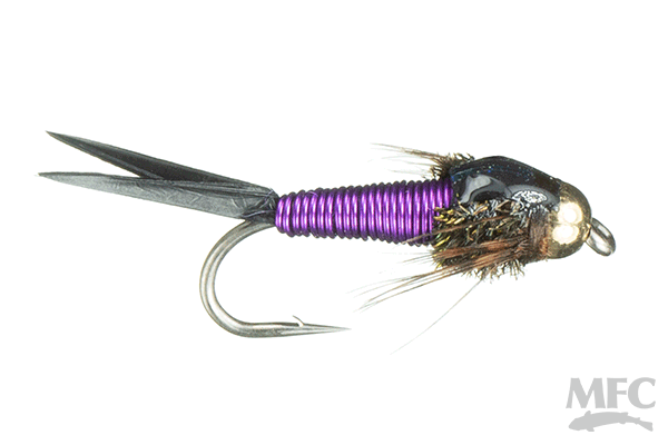 BH Epoxy Back Copper Nymph – Purple #12