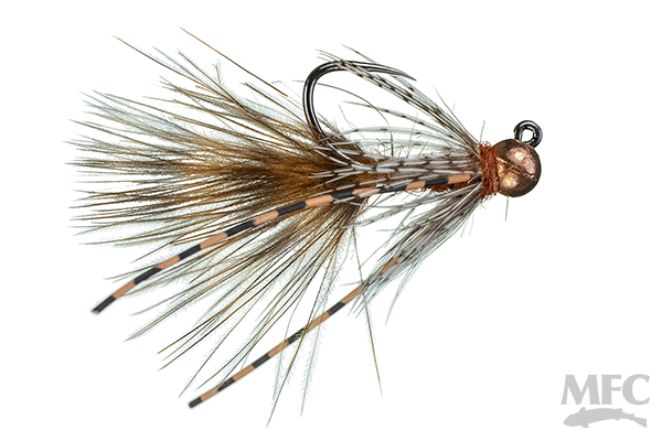 Jig Mini Bugger – Rusty Brown #10 3.8mm