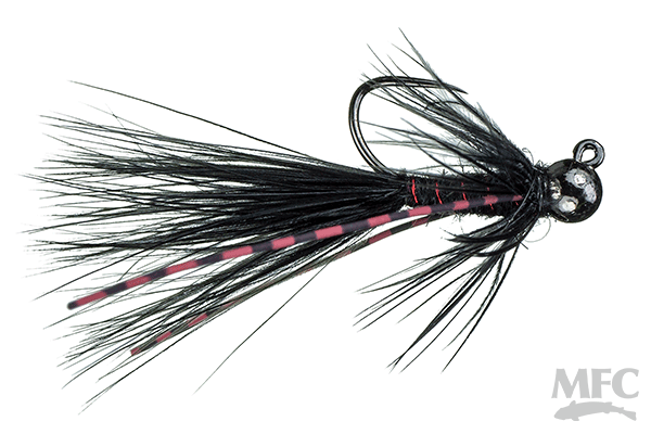 Jig Mini Bugger – Black #10 3.8mm