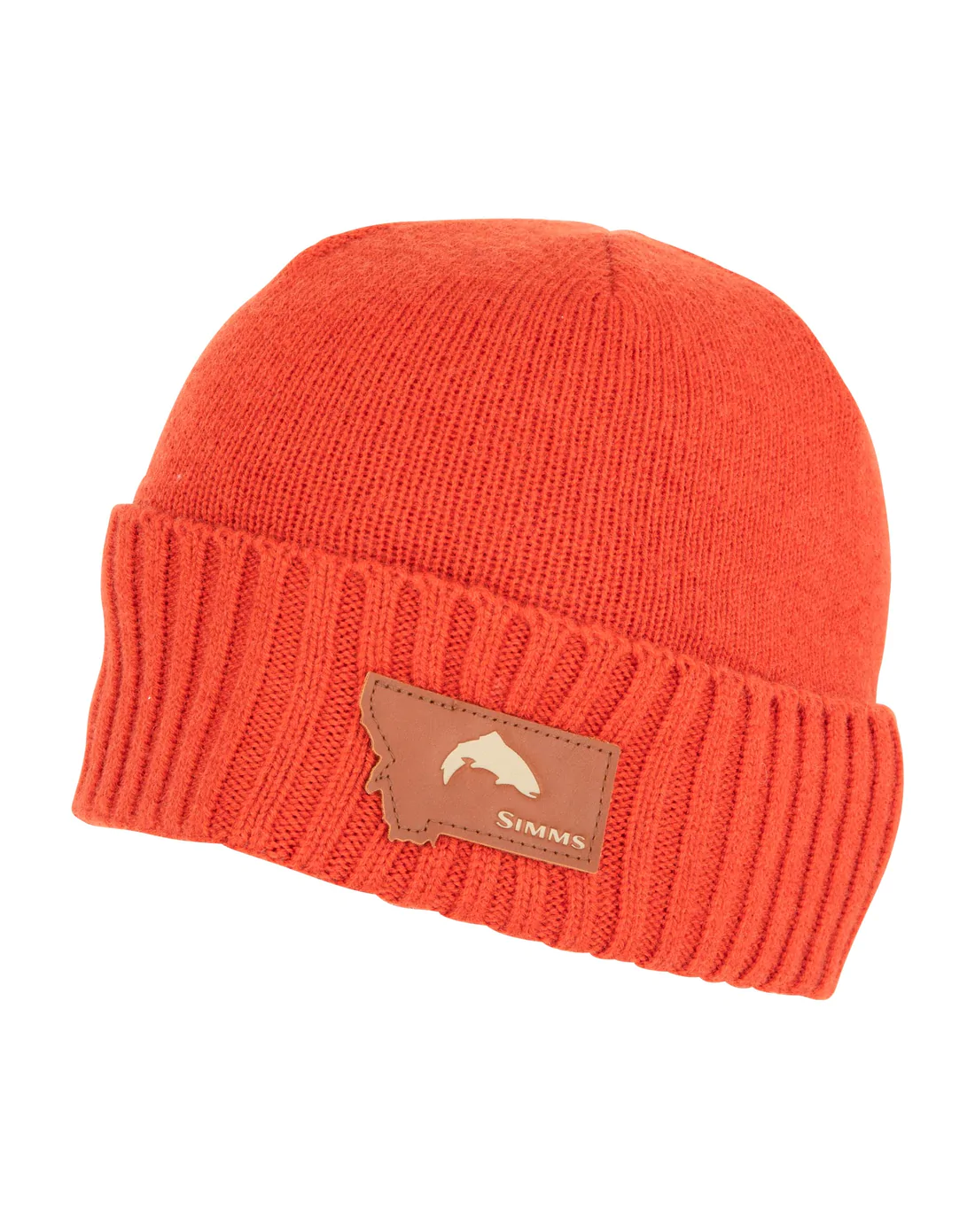 Big Sky Wool Beanie Simms Orange