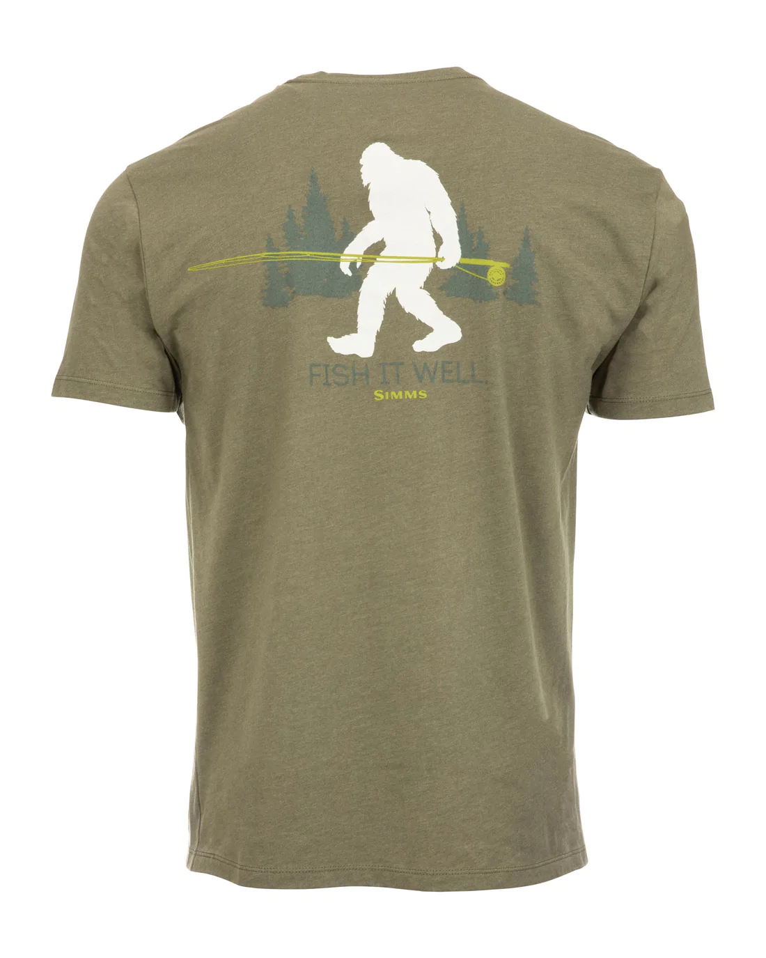 SIMMS SASQUATCH T-SHIRT MILITARY HEATHER