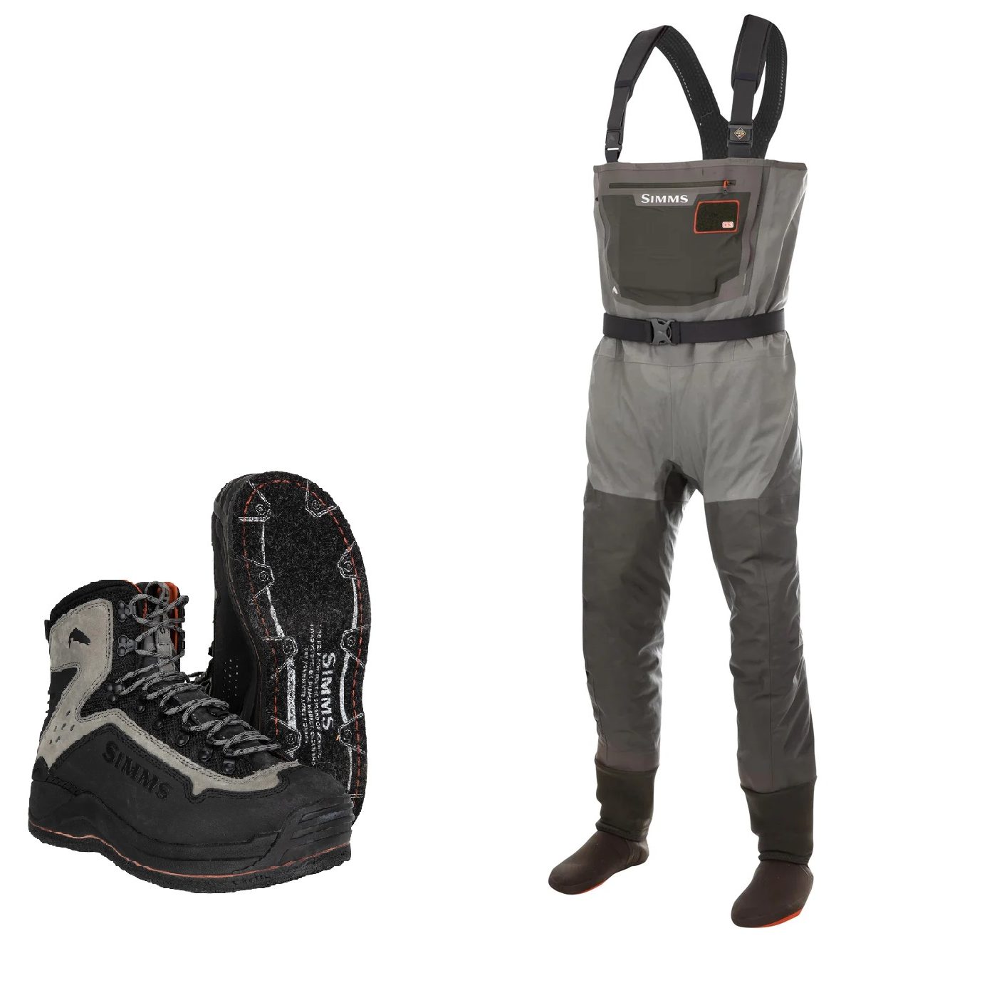 COMBO WADER+ZAPATOS SIMMS G3