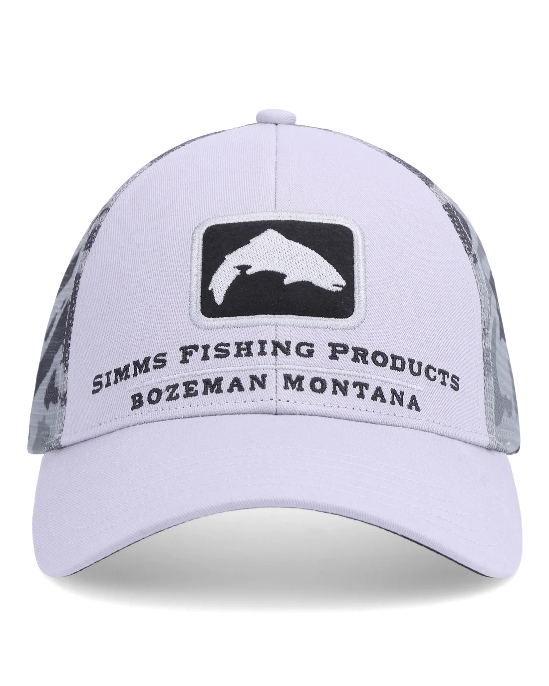 Gorro Simms Trout Icon Trucker Ghost Camo Steel