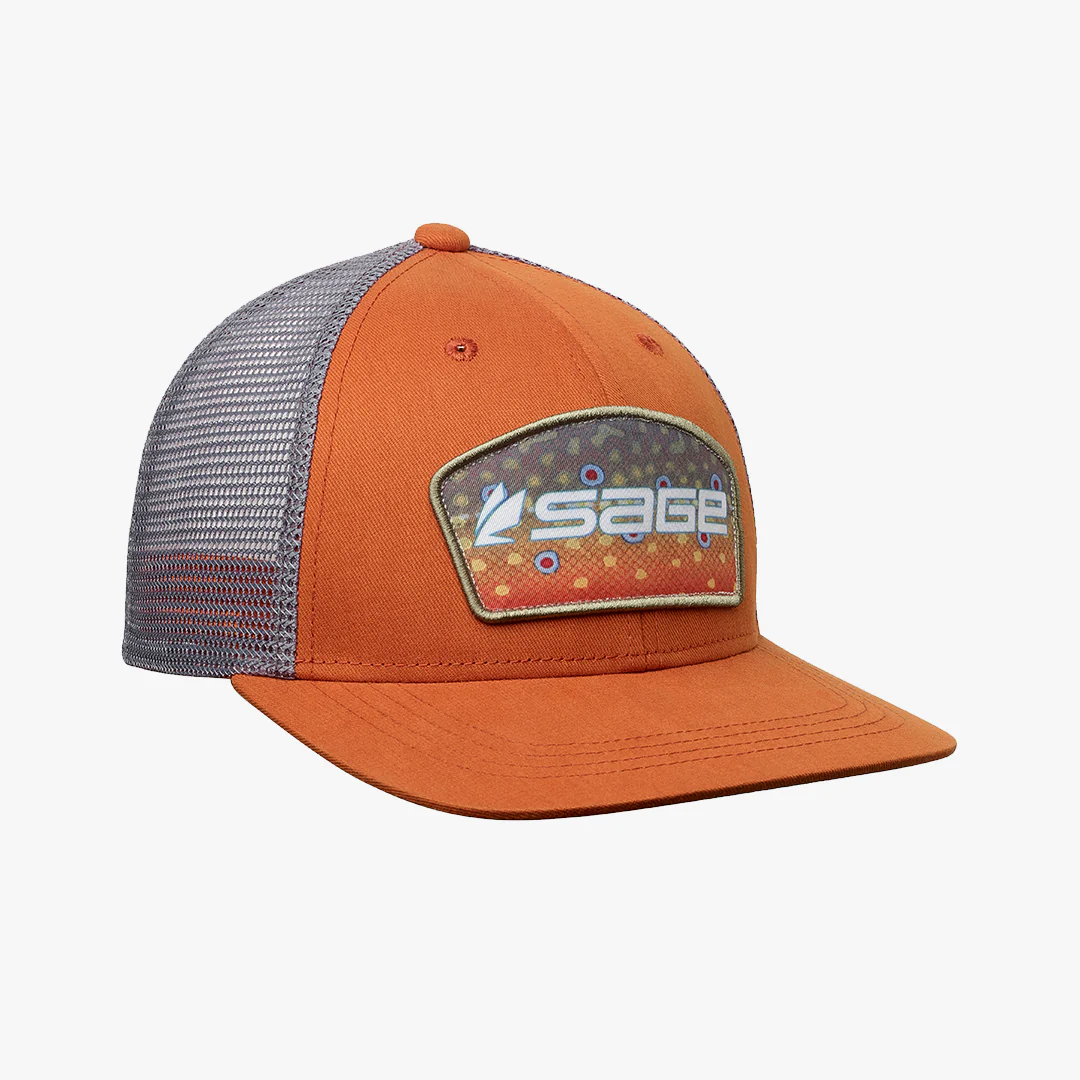 Gorro Sage Patch Trucker Orange – Brook Trout