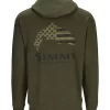 poleron simms Wooden Flag Trout Hoody - Imagen 2