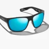 Anteojos Bajio las rocas matte black /blue mirror glass