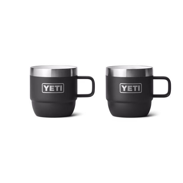 yeti rambler 6 oz mug 2 pack black