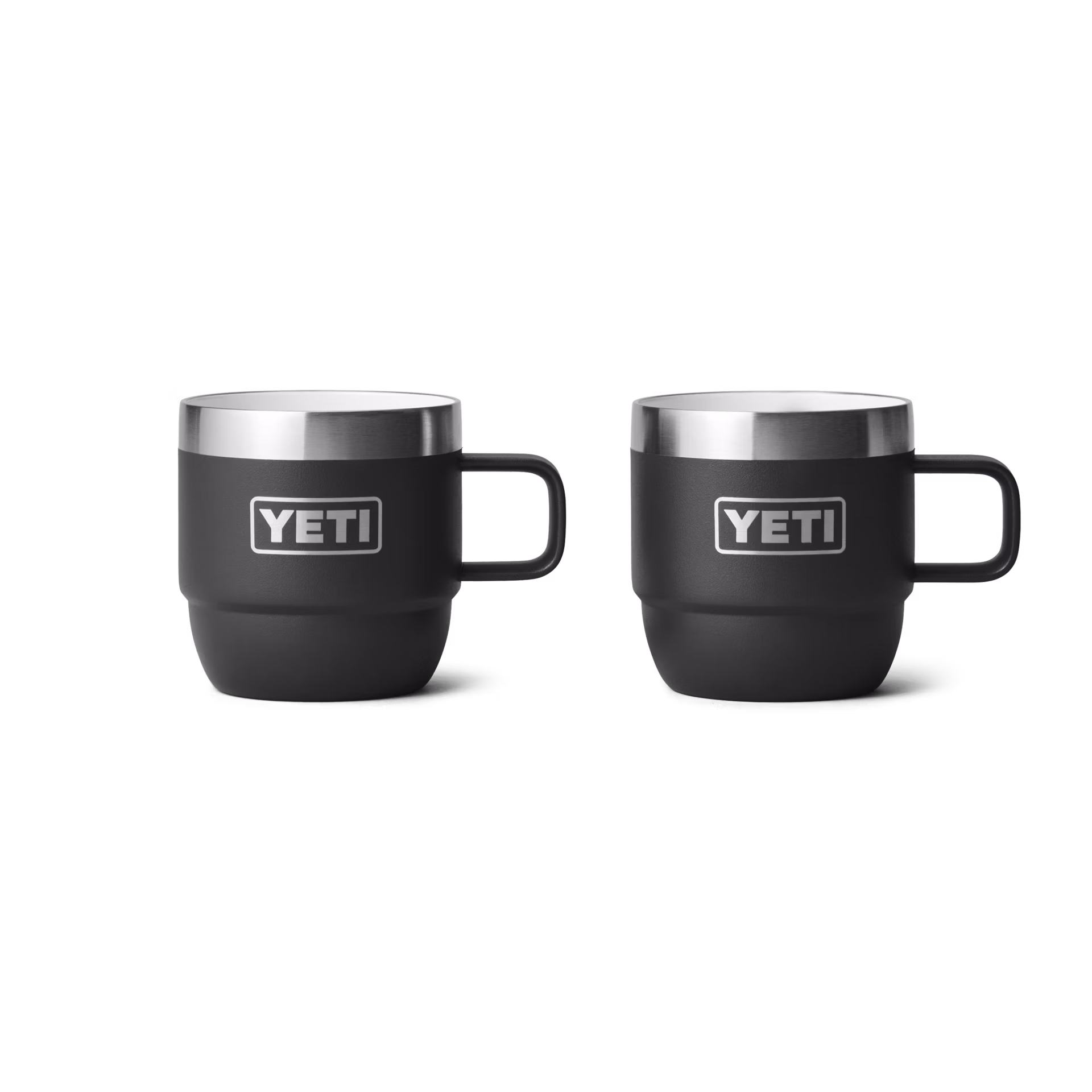 Yeti Rambler 6 Oz Mug 2 Pack Black