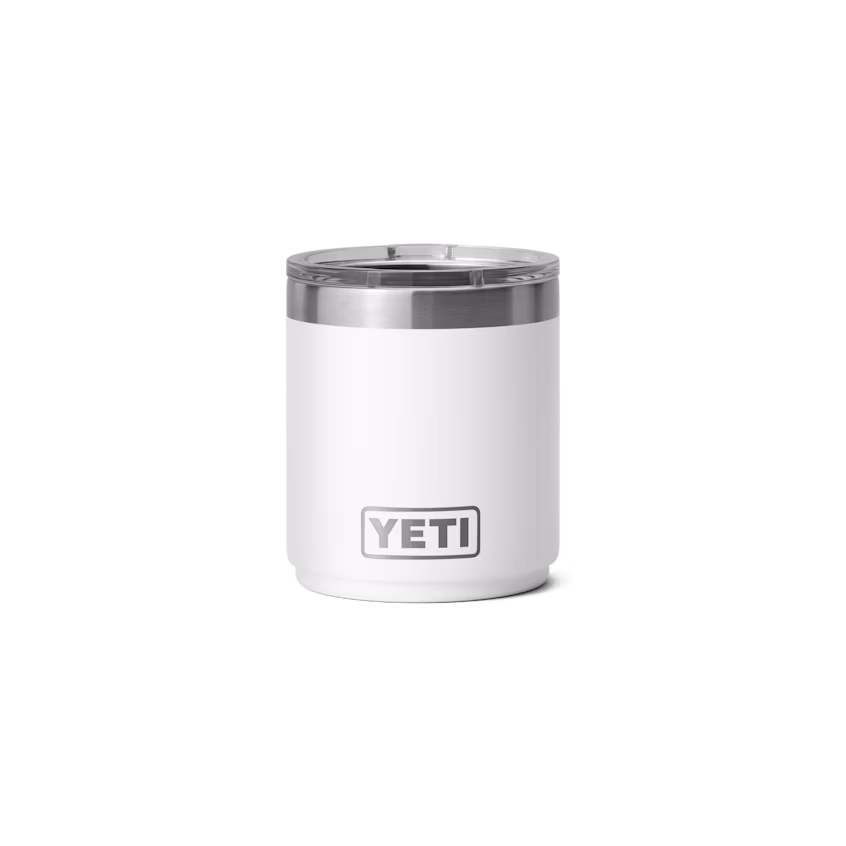 VASO TERMICO YETI RAMBLER 300 ML LOWBALL White