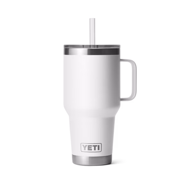 YETI Rambler® Vaso con sorbete de 35 oz (1 L) white
