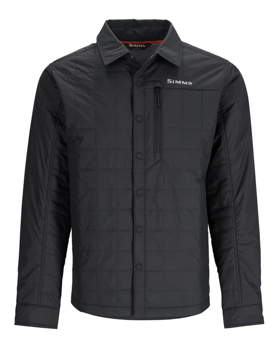 Simms  FALL RUN HYBRID SHACKET BLACK