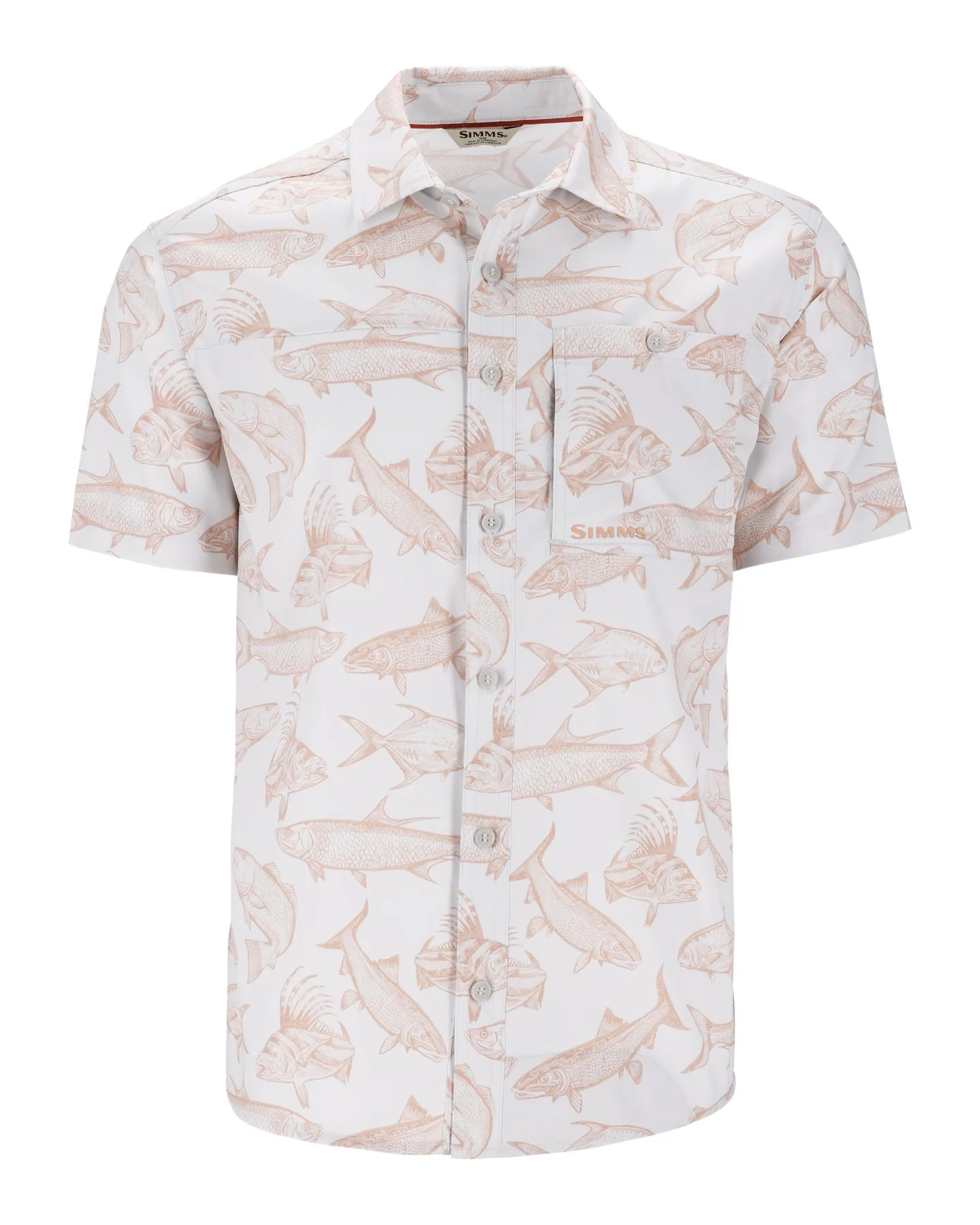 M’S SIMMS CHALLENGER SS SHIRT SALTWATER CLOUD