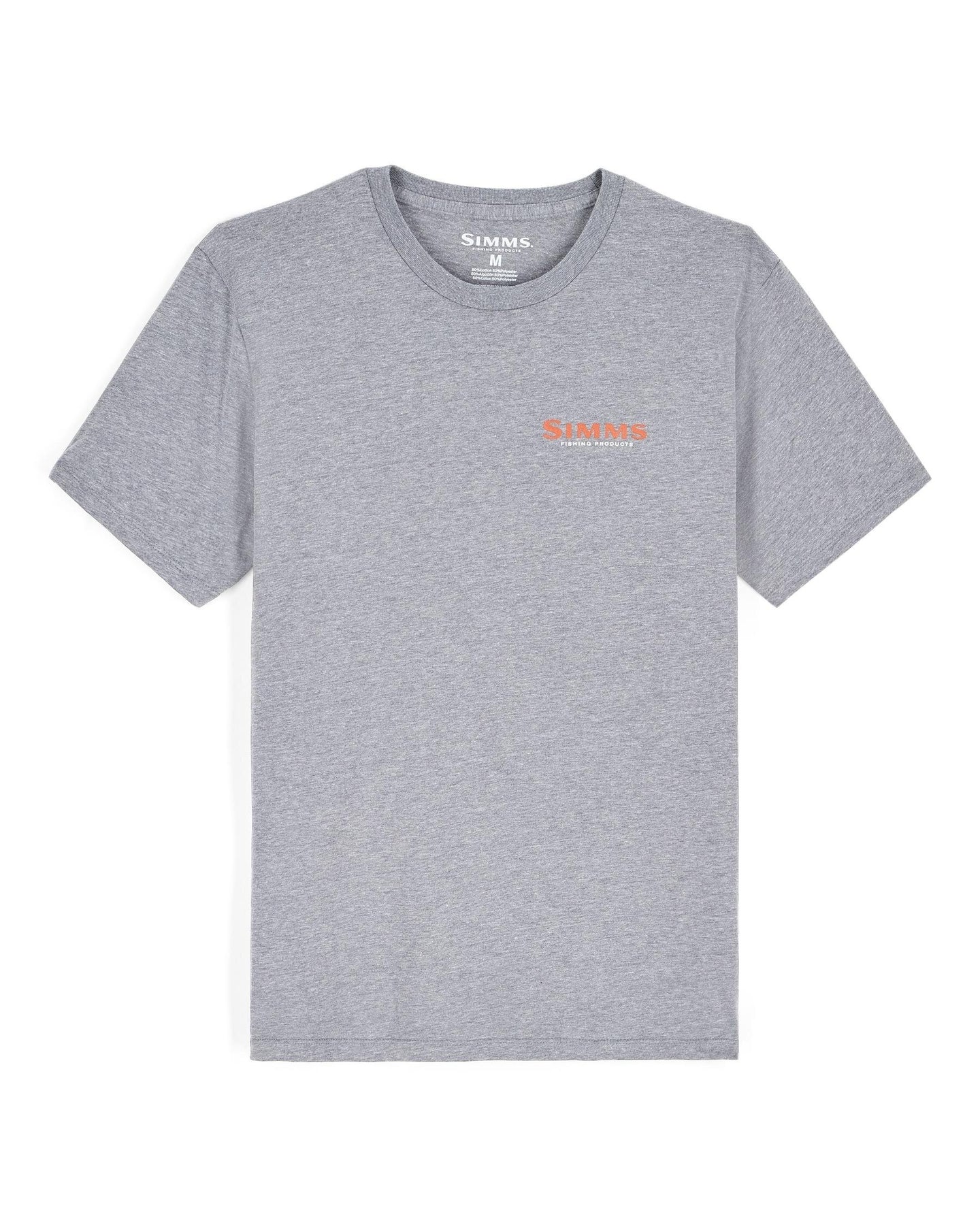 M'S BASS RULER T-SHIRT ATHLETIC HEATHER