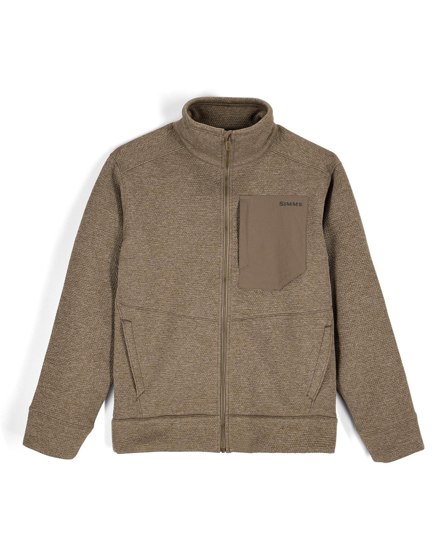 SIMMS M’S HARBOR FLEECE STURGEON HEATHER