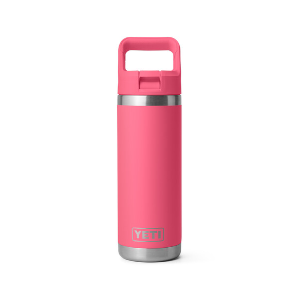 RAMBLER 18 OZ C STRAW BOTTLE TROPIC PINK
